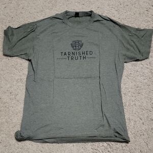 Tarnished Truth Gray/green Short Sleeve Tee Casual Comfort